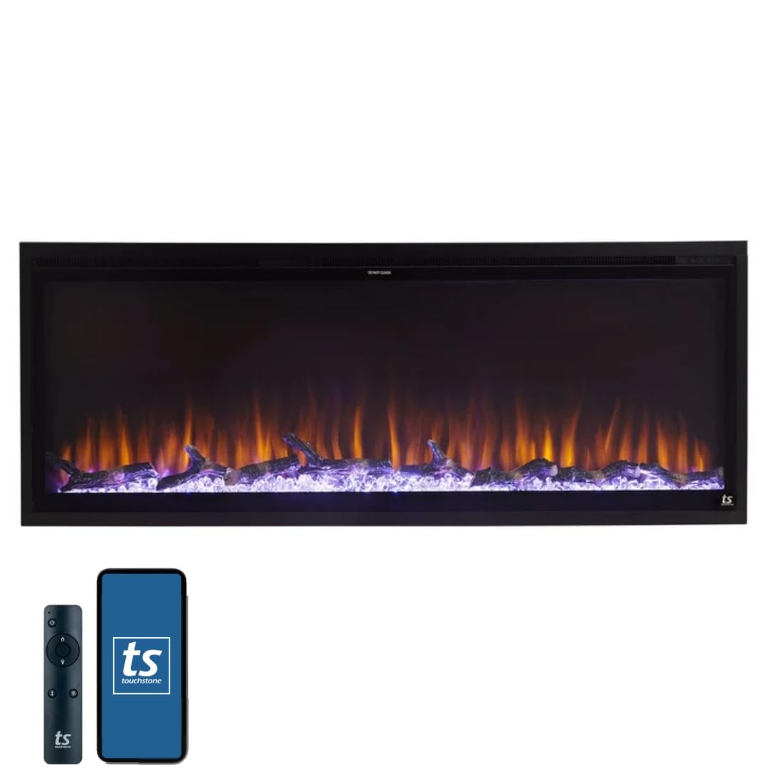 Touchstone Sideline Elite Smart 50 Inch WiFi-Enabled Electric Fireplace