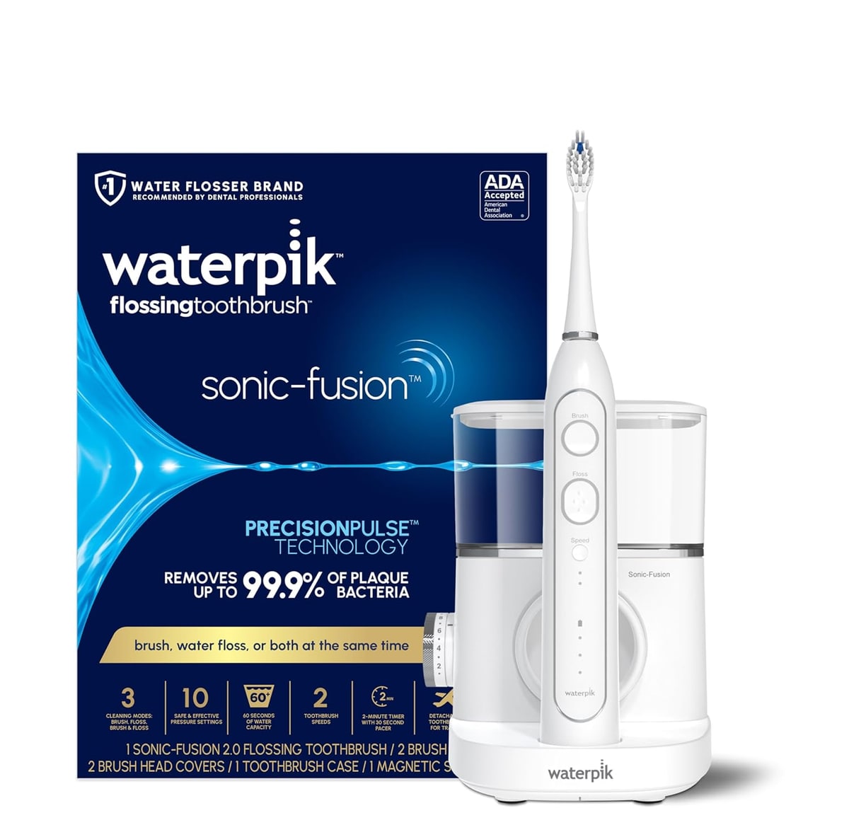 Waterpik Sonic-Fusion Flossing Electric Toothbrush