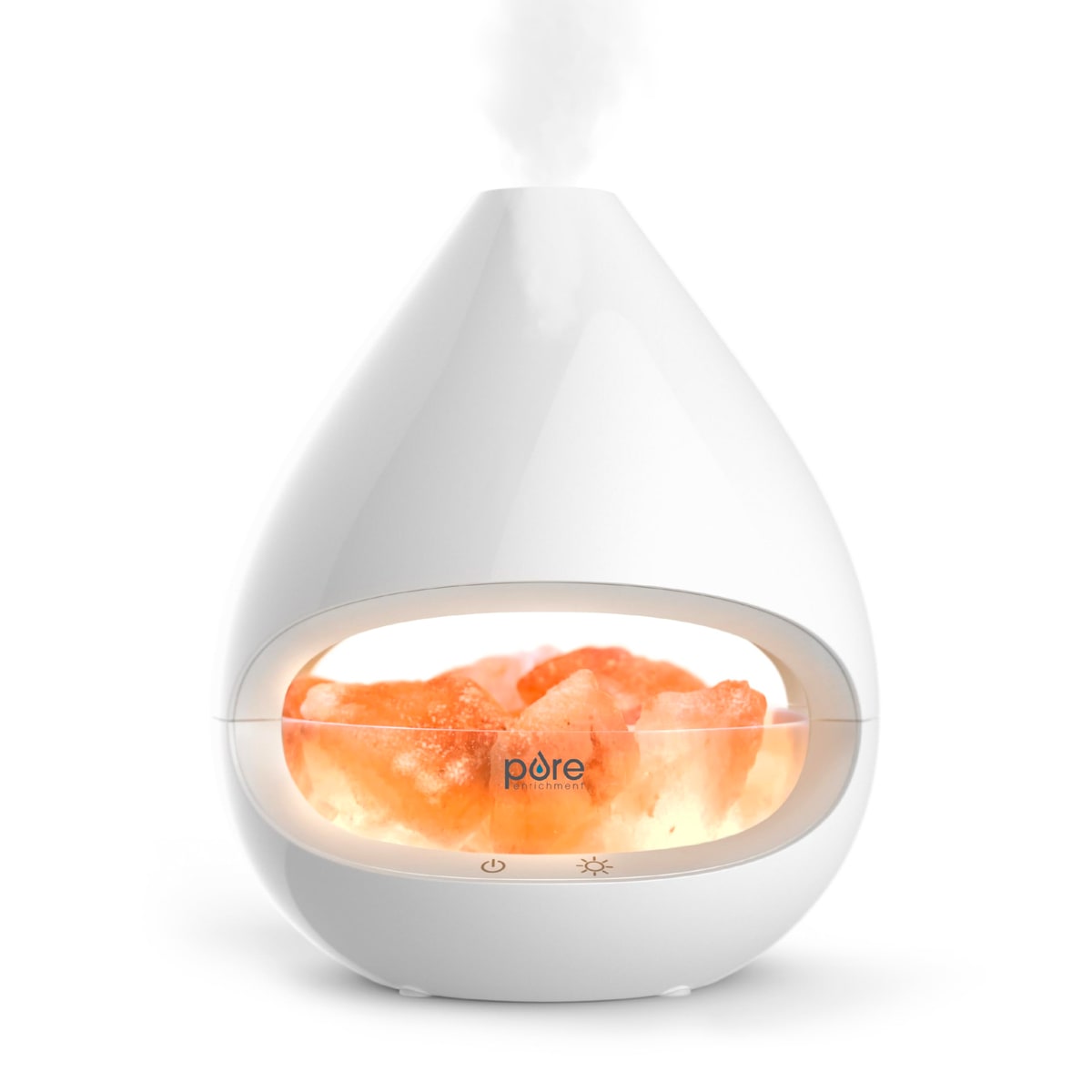 Pure Enrichment PureGlow Crystal 2-in-1 Salt Lamp Diffuser