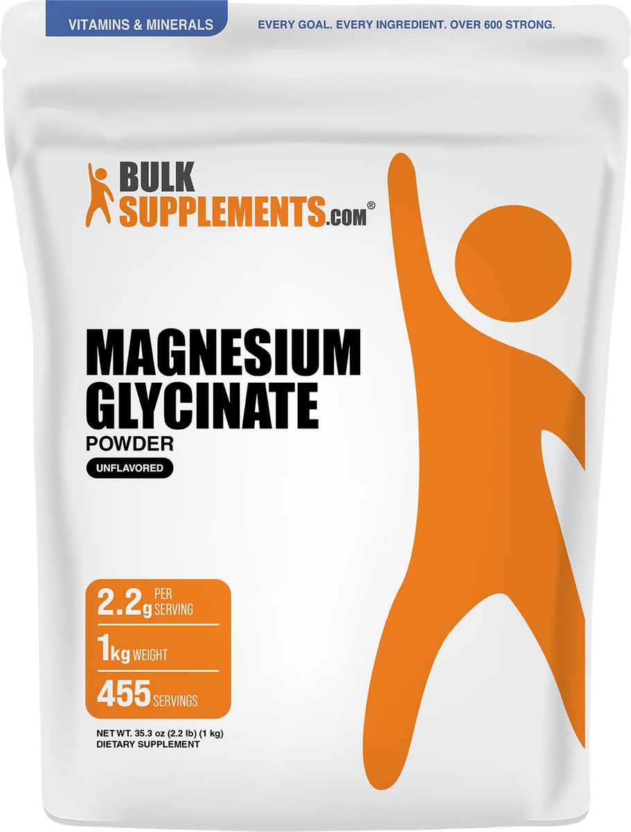BulkSupplements Magnesium Glycinate Powder