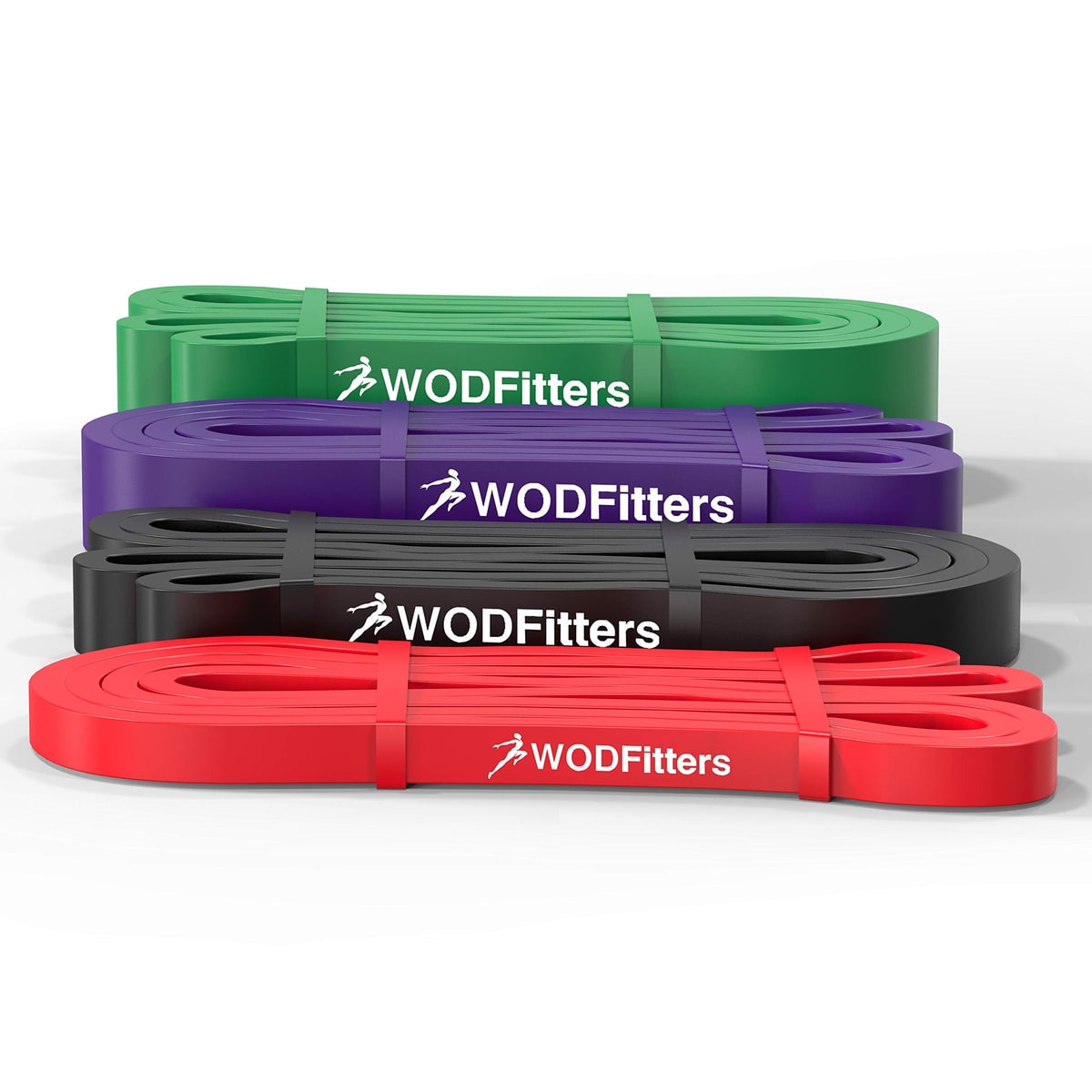 WODFitters Pro Series Pull-Up Assistance Bands, Set of 4