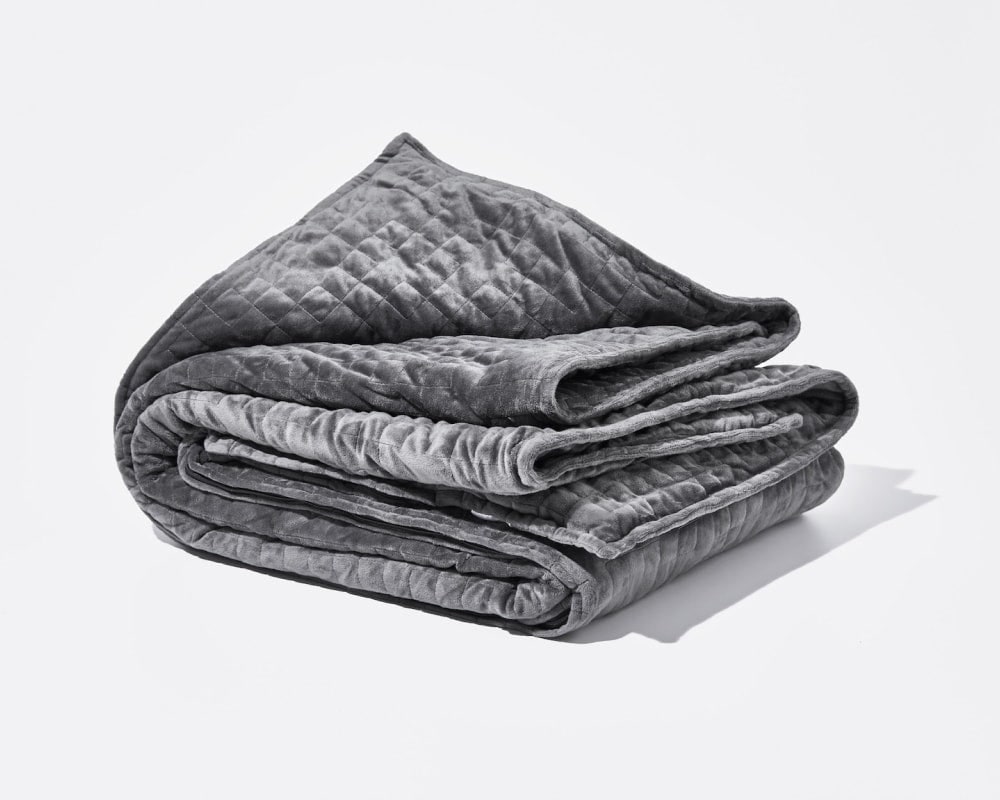 Gravity Blanket 15 lbs Weighted Blanket with Removable Microfiber Duvet Cover 48x72 Grey