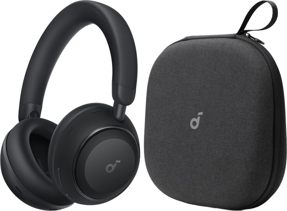 Soundcore Anker Space 2 Wireless Over-Ear Headphones with Protective Case