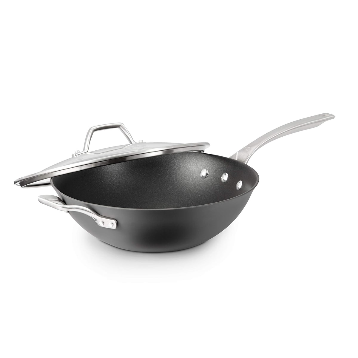 Calphalon Signature Hard-Anodized Nonstick Wok, 12-Inch